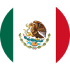 bandera redonda de México
