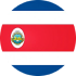 bandera redonda de Costa Rica